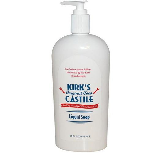 【蓋亞美舖】Kirk`s, Liquid Soap Original Coco植物性椰子油液體肥皂 美國進口
