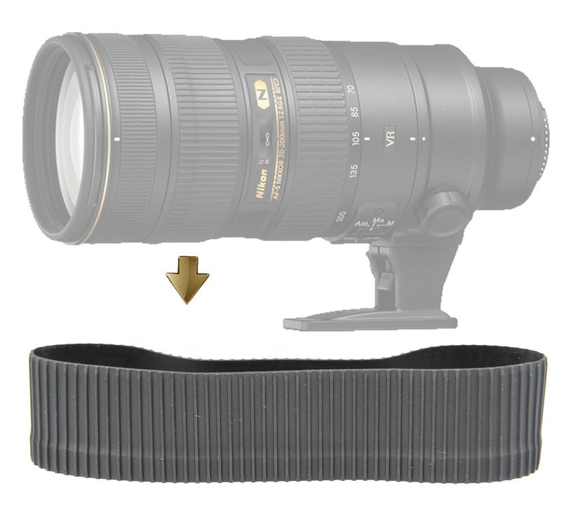 [NRC]Focus Rubber Ring for Nikon70-200mm f/2.8G ED VR II 對焦皮