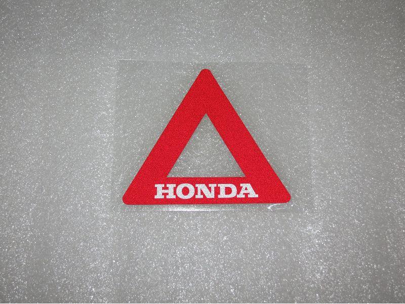 3M反光貼紙 HONDA 本田 三角形警告標 車身 車殼 面板 擋泥板 後土除 三角反光貼紙