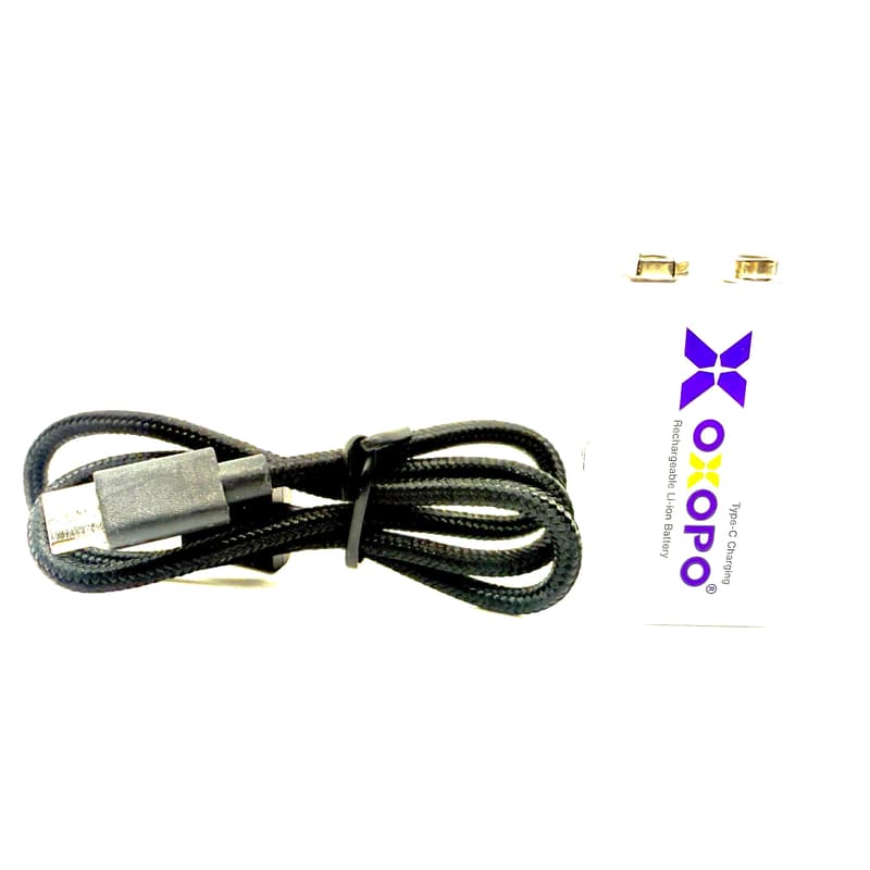 RST 紅星 - OXOPO XC-II-9V 鋰電池 TYPE-C / 舊安卓線 直充型 附充電線 12545