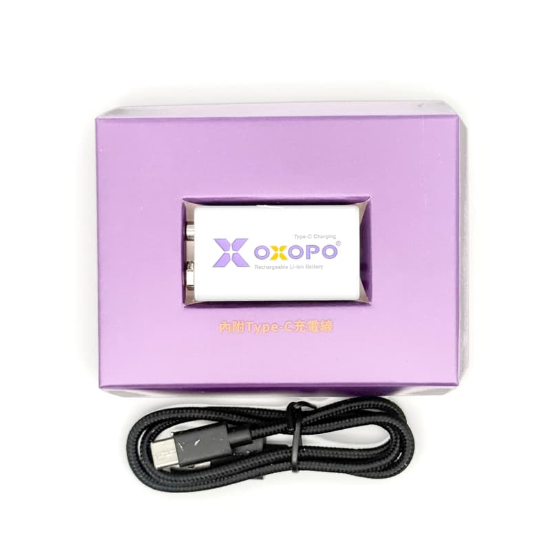 RST 紅星 - OXOPO XC-II-9V 鋰電池 TYPE-C / 舊安卓線 直充型 附充電線 12545