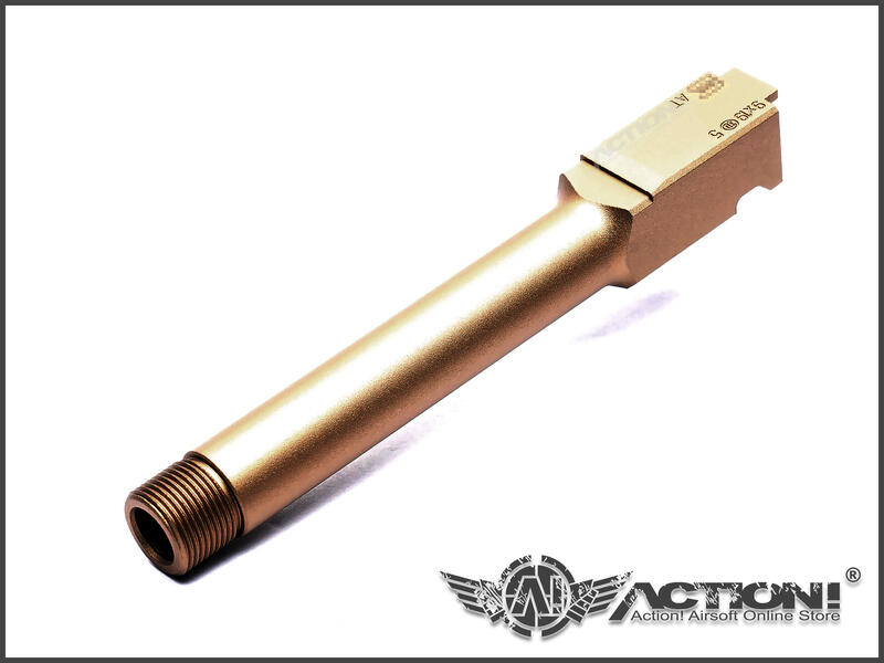 【Action!】補貨中）PRO-ARMS - CNC鋁合金 螺牙外管 (鈦金 逆14牙) VFC G17 Gen5專用