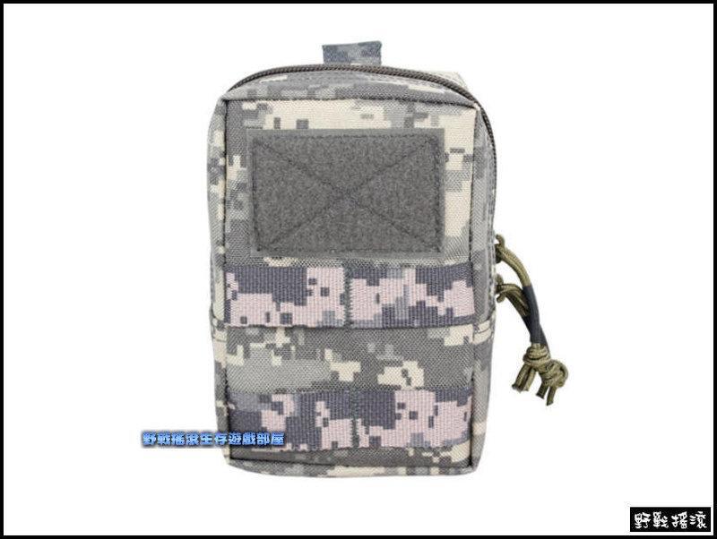 【野戰搖滾-生存遊戲】SPANKER 多功能中型通勤包、雜物包【ACU迷彩】數位迷彩手機腰包勤務包醫療包工具包雜物袋
