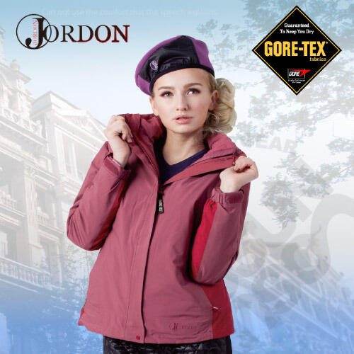 RV城市【橋登 Jordon】特價3折》女 款 GORE-TEX兩件式外套 防水外套 內件鵝絨羽絨外套/風雨衣_1096