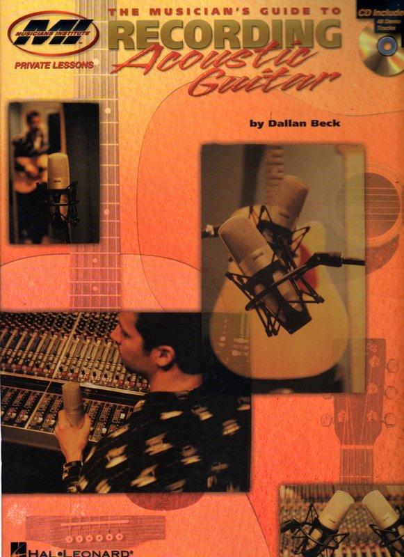 [反拍樂器] MI進口教材 Recording Acoustic Guitar 木吉他錄音書籍/附CD (免運費)