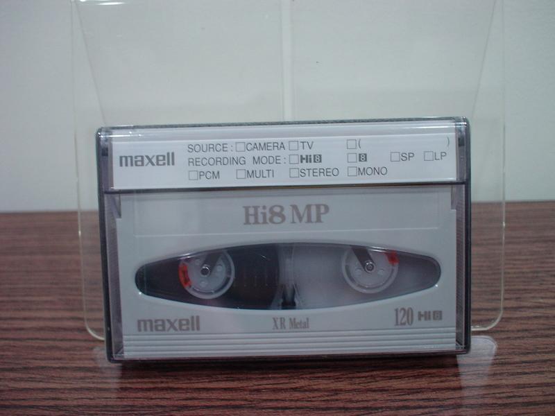 日製 Maxell  D8 Hi8 MP 120分鐘高級錄影帶 ( 全新未拆封 )
