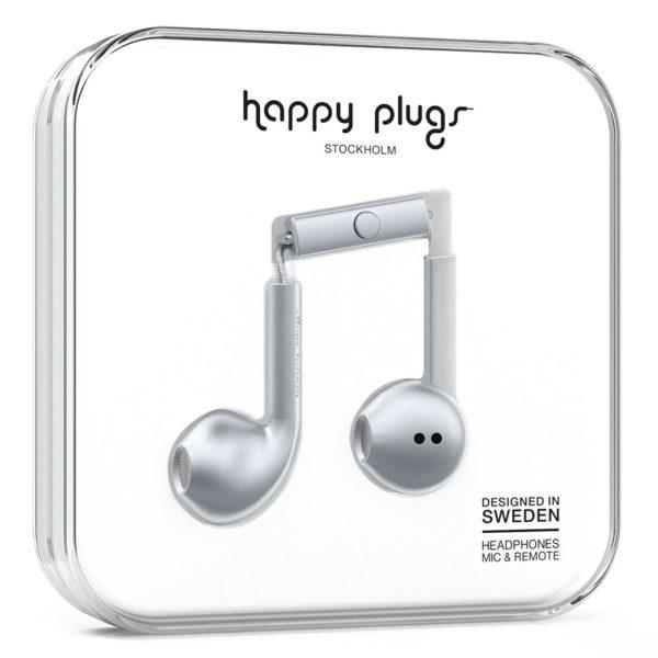 【限時特價】《送收納殼》Happy Plugs Earbud Plus 耳塞式耳機 奢華限定款 - 太空灰