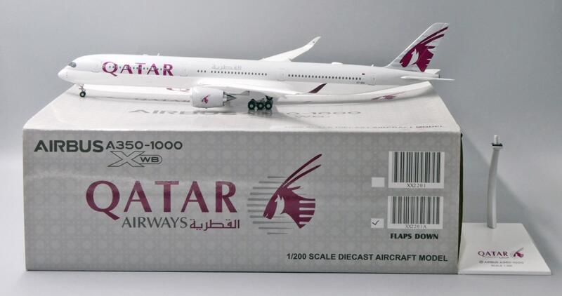 JC Wings 卡達航空Qatar Airways A350-1000 A7-ANA 襟翼延伸1:200