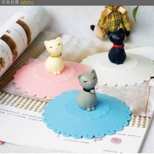 韓國生活創意 新款貓咪神奇防漏杯蓋 密封杯蓋 精緻包裝 禮物