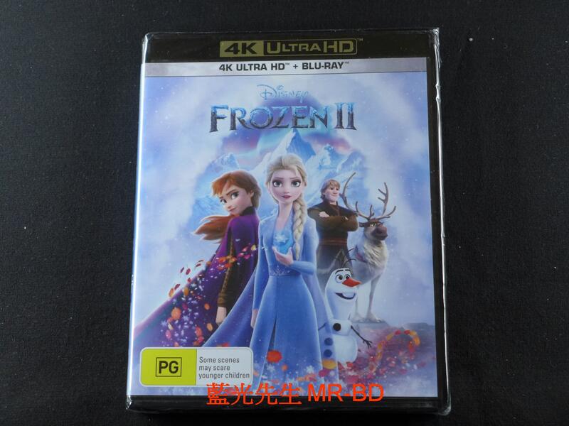 [藍光先生UHD] 冰雪奇緣2 UHD+BD 雙碟限定版 Frozen 2 - 無中文字幕