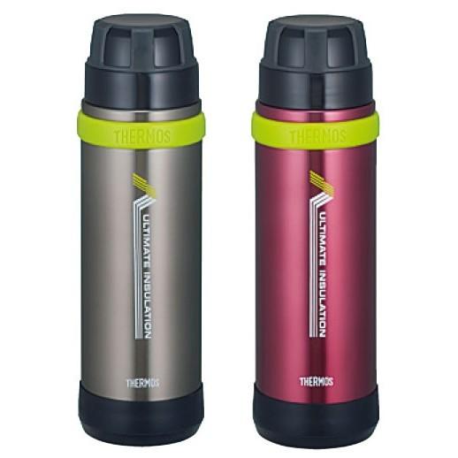 THERMOS 膳魔師登山健行專用超輕真空保溫瓶 FEK-500 灰色 / 桃紅色