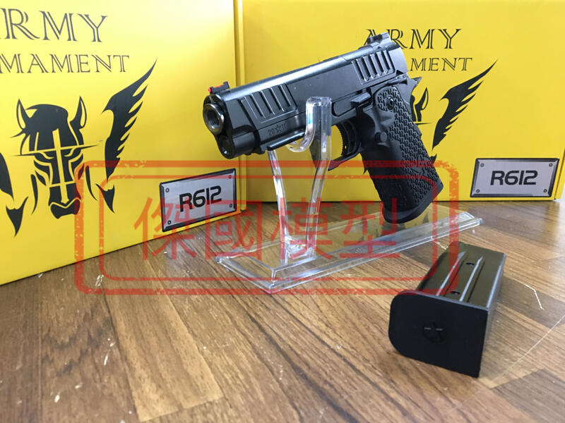 (傑國模型槍館) 預購 ARMY R612 HI CAPA 瓦斯短槍-黑色-可直上RMR紅點(生存遊戲 6MM BB彈) | 露天市集 | 全 ...
