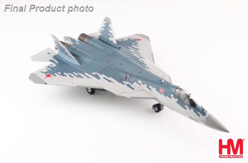 鐵鳥迷*新品現貨HA6804俄羅斯Su-57戰鬥機Red52 2022含KH-59MK2飛彈*4