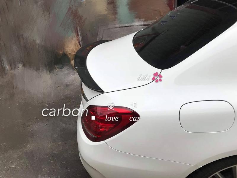 【愛卡love car carbon】賓士 BENZ W205  C250 C300 C63 C43 B款 碳纖維尾翼