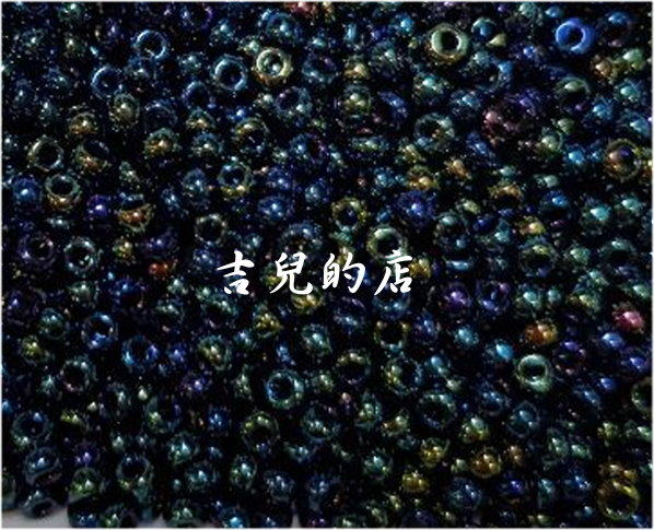 吉兒的店 * 2mm Miyuki 日本珠- 452M 金屬彩光藍 (10g約900顆)