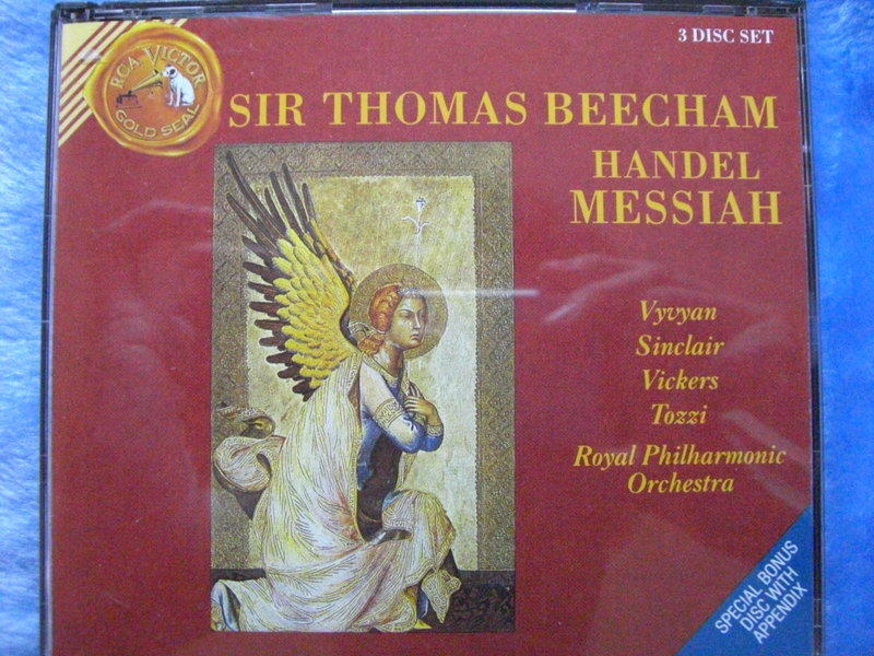 Handel:Messiah(3CD) (R:1959 Beecham 韓德爾:彌賽亞(畢勤) *購於1993