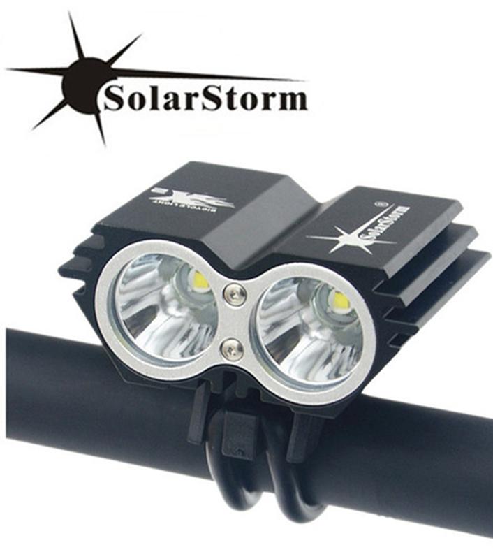《全套組合》SolarStorm X2貓頭鷹造型 雙L2燈芯自行車前燈 自行車燈