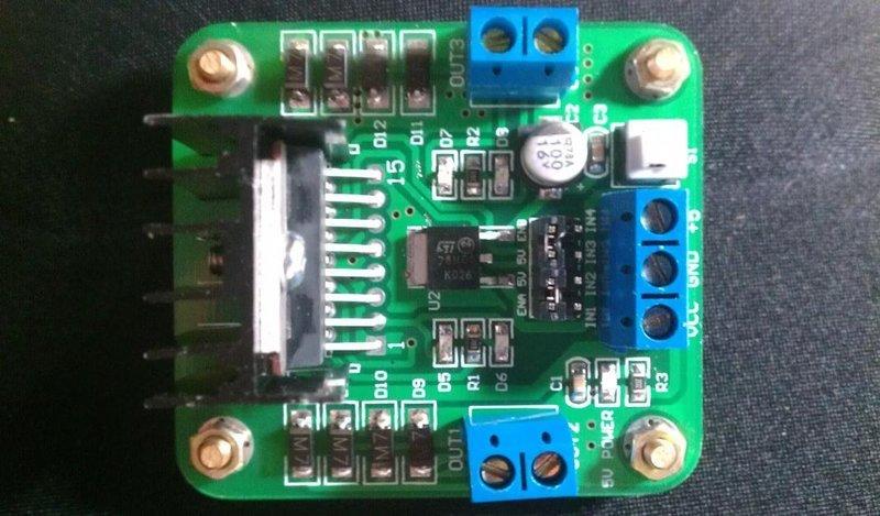 全新現貨 Arduino L298N 馬達驅動板模組 控制步進馬達 智能車 機器人 ARM/8051/AVR