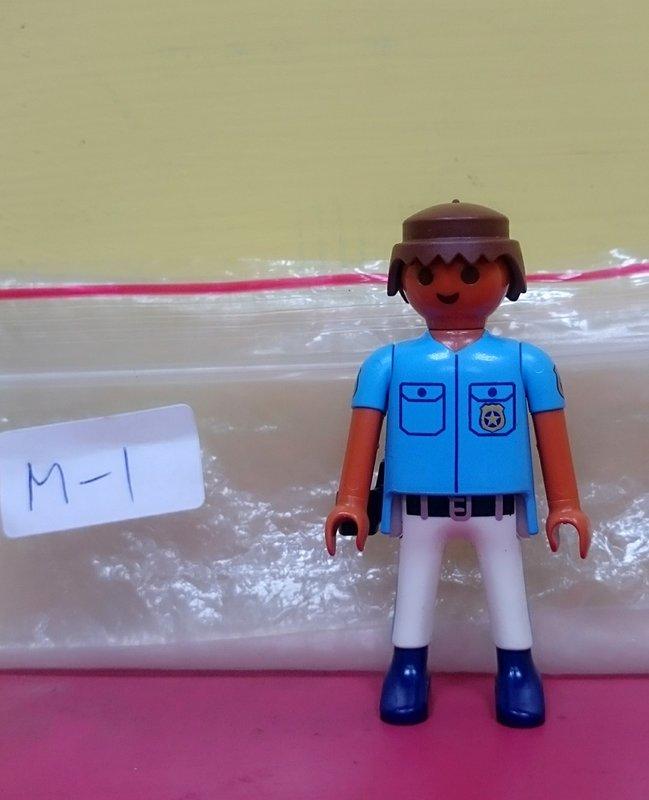 【7.5摩堡】德國 playmobil 警察 Police 摩比人 男人 Man 二手 人偶 2手