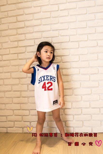 美國NBA官網ADIDAS正品兒童青年版球衣BRAND 布蘭德76人隊大童小童親子裝全家福免運