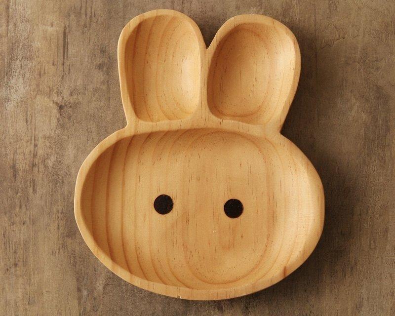 《PETITS ET MAMAN》kid's 造型餐盤(小）兔子