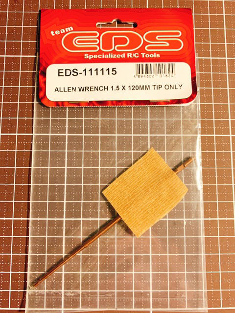 EDS RC Tool 11115 Allen Wrench Driver 1.5mm 遙控車 內六角 工具螺絲起子 芯