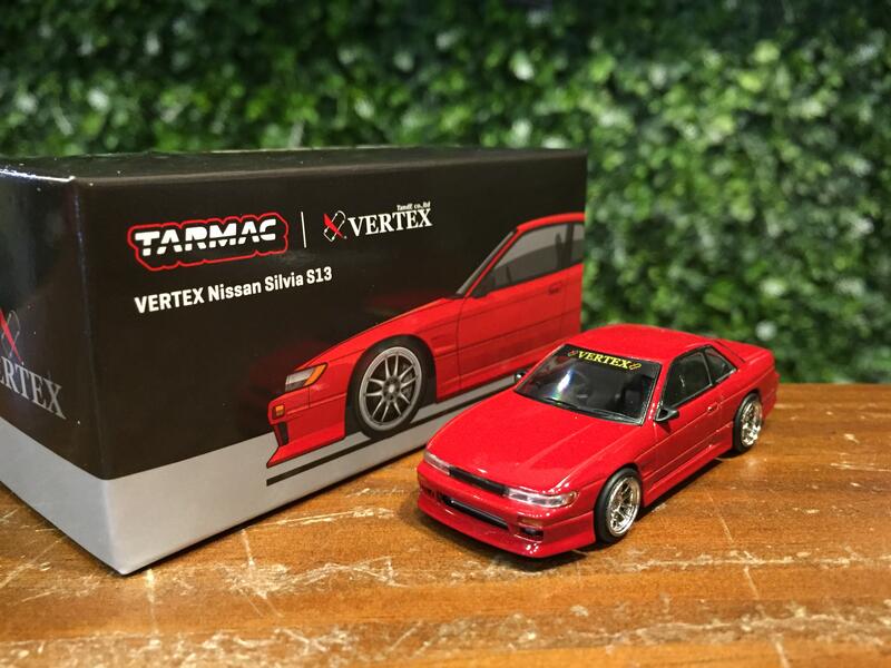 1/64 Tarmac Vertex Nissan Silvia S13 Red T64G025RE【MGM】