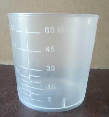 【現貨】60ml(2oz)塑膠料量杯/有刻度/無毒耐腐蝕/優質PP料/計量杯/帶刻度杯子ASEA適用