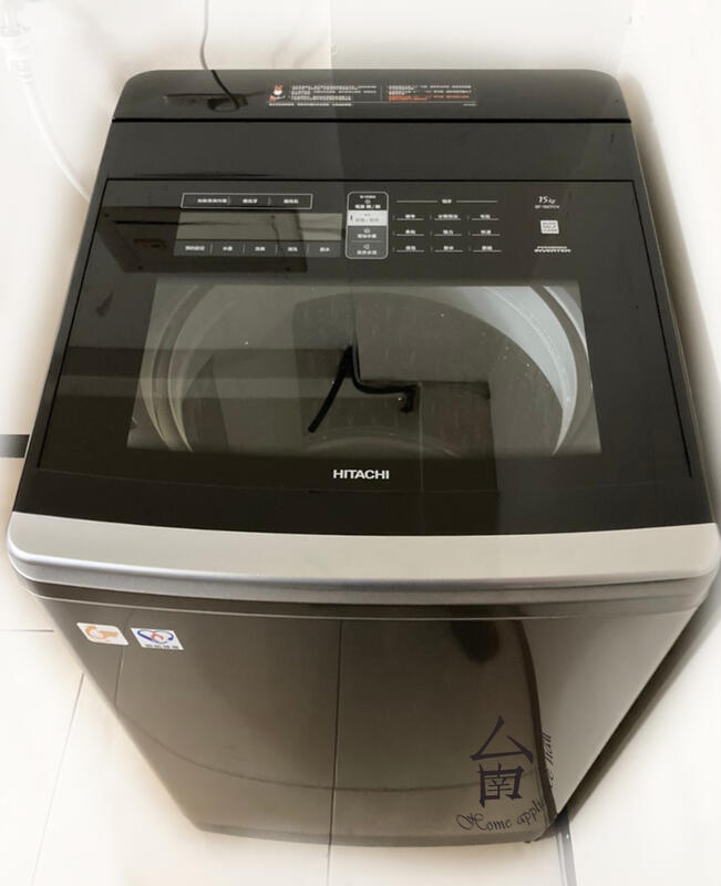 【台南家電館】HITACHI 日立 15KG直立式變頻洗衣機《SF150TCV》 4段水洗效能國家金級省水標章認證