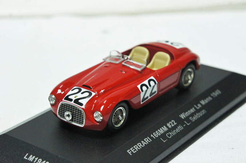 【現貨特價】1:43 IXO Ferrari 166 MM 24h Le Mans 1949 利曼大賽冠軍
