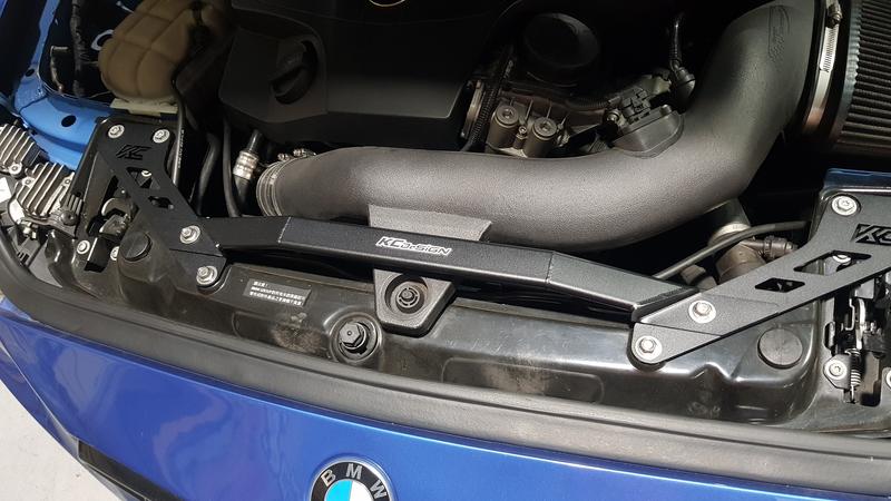 『KCDesign』BMW F2X/F3X 不鏽鋼 水箱支架補強桿