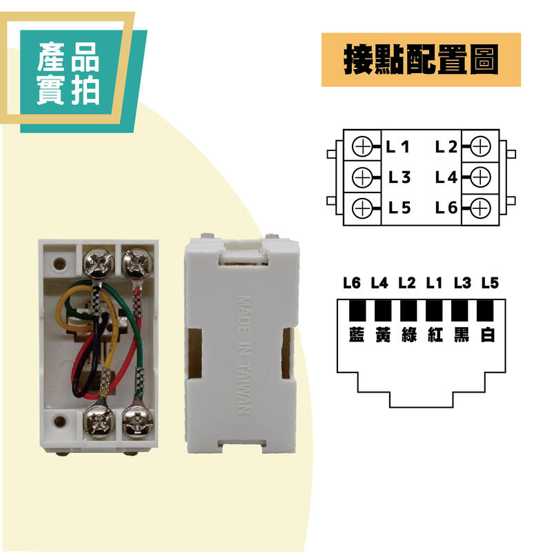 電話插座 AK-604 卡式電話插座 免螺絲壓線式插座 免工具 含稅