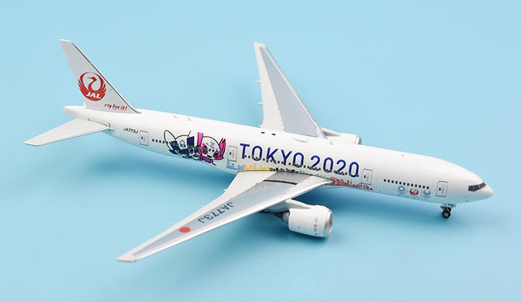 希望之翼日本航空JAL B777-200 JA773J Tokyo 2020 Phoenix 1/400