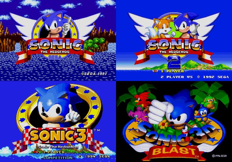 SEGA MD 世嘉音速小子1~3 音速小子3D SONIC 3D BLAST 刺蝟索尼克合輯