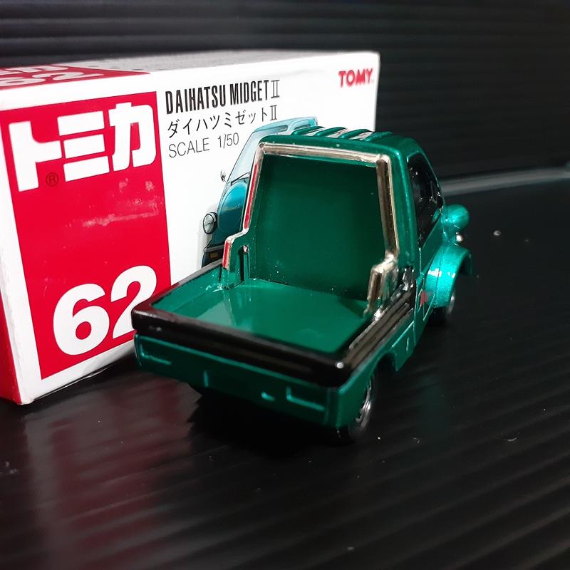 TOMY Tomica Daihatsu Midget II / 1996 / #32 / Rare Green in