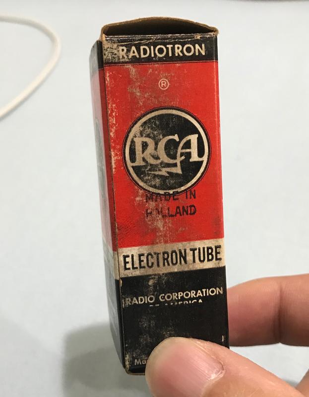 RCA 4ES8 燈絲4V的ECC189,PCC189 雙三極管 荷蘭Philips製