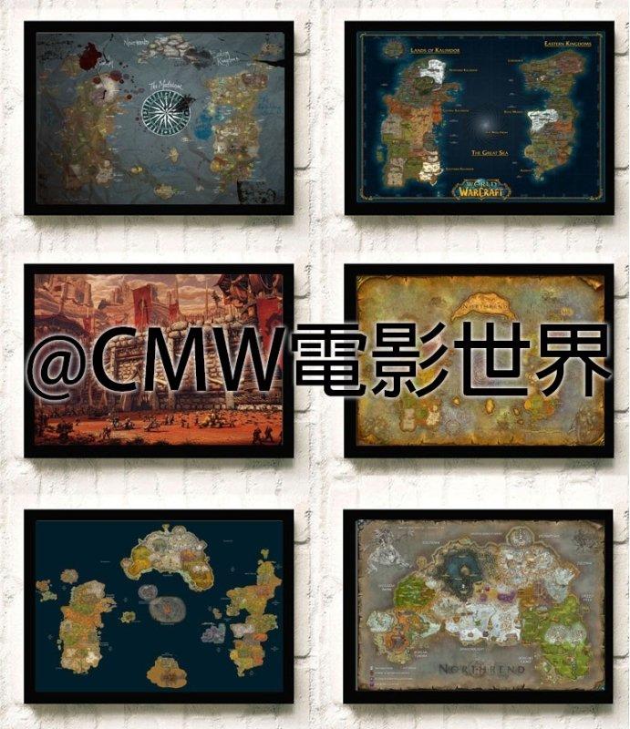 日本製油畫布~電玩海報 魔獸世界 World of Warcraft 掛畫 裝飾畫 @CMW電影世界 賣場多款海報~