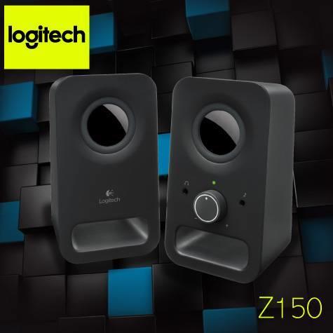 羅技Logitech Z150 2.0聲道 二件式 多媒體揚聲器-黑58080