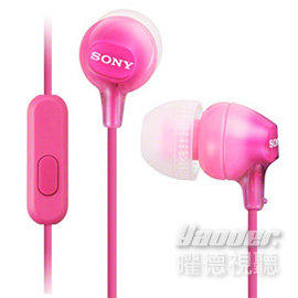 【曜德↘狂降】SONY MDR-EX15AP 粉色 支援智慧型手機接聽通話 ★超商免運★送收納盒★