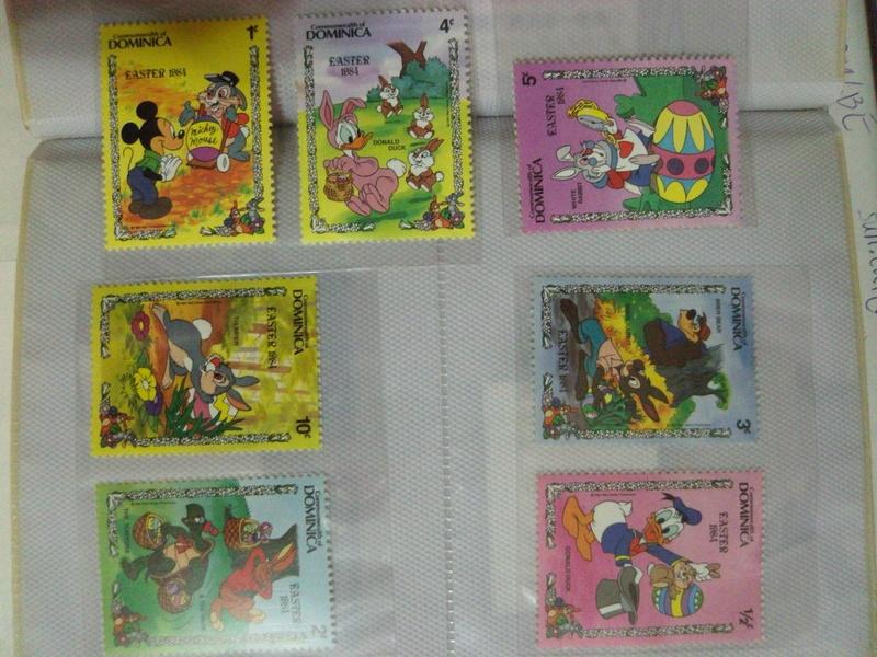 DOMINICA 多米尼克 1984復活節 卡通郵票 兔