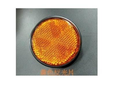 山葉 Yamaha 銀馬100  DT125 美的 90 前叉 副廠 黃色 圓形反光片/方向燈反光片/圓款警示反光片