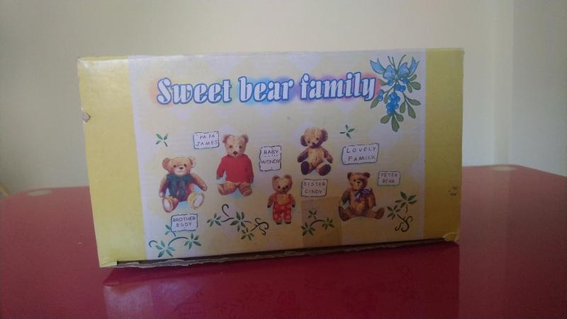 sweet bear family 茶壺組 (全新)