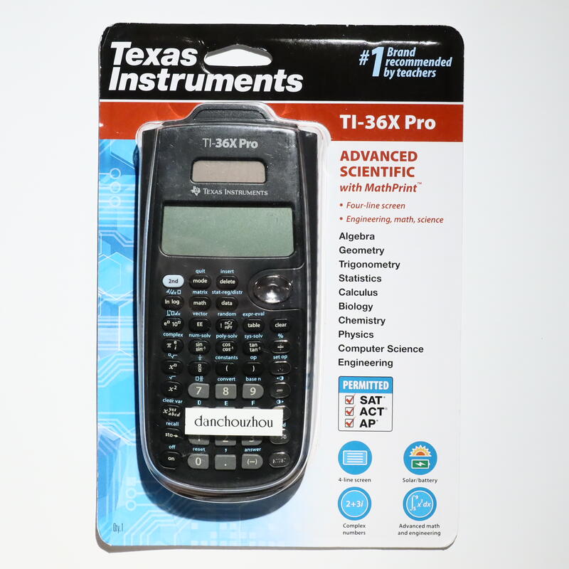 美國帶回 德州儀器 TI-36X Pro 科學計算機 工程計算機 電子工程 FX-991ES PLUS FX-991EX
