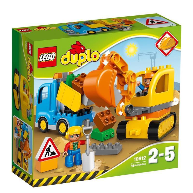【樂GO】現貨 LEGO 樂高 DUPLO 得寶 10812 卡車與履帶式挖土機 全新 原廠正版