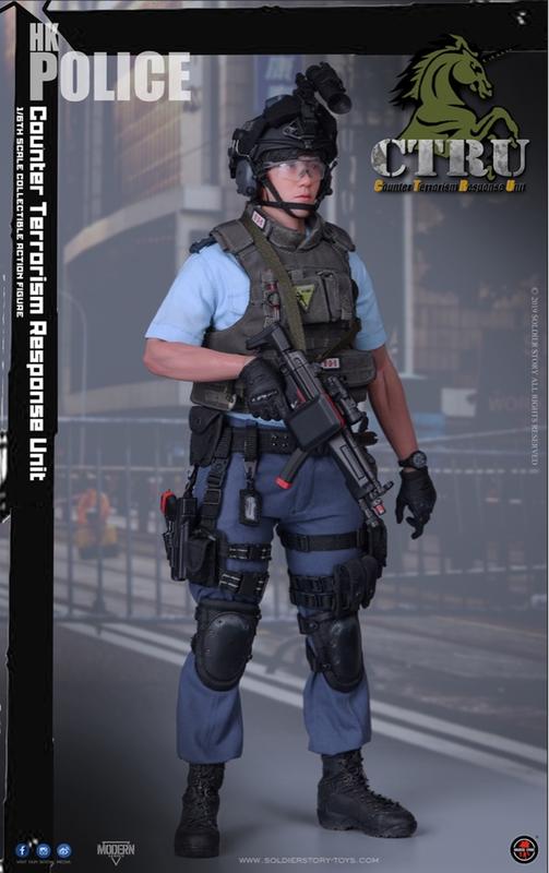 海洋模型現貨SoldierStory SS115 1/6 香港警察 反恐特勤隊CTRU 收藏公仔小張