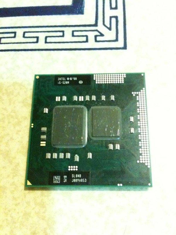 Intel Core i5 520M 2.4G 3M/2C/4T/988腳位 全新散裝 正式版 CPU(450含運)