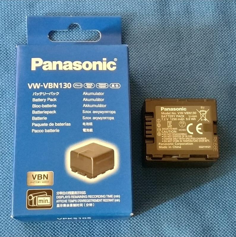 VW-VBN130 松下Panasonic  原廠攝相機電池