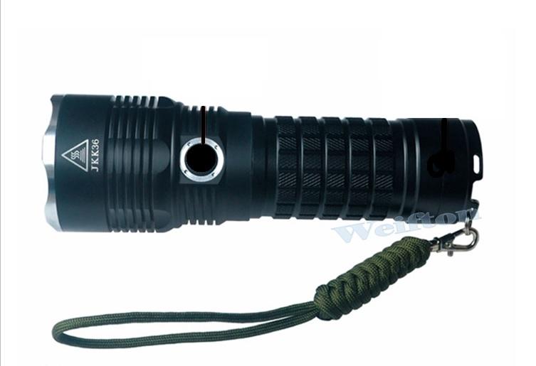 NI40  P70超強光量手電筒 防水30W強力遠射超亮手電筒 USB充電 搜救手電筒 夜間探險 照明手電筒