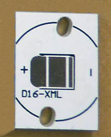 DIY LED套件鋁基板 cree XML 20x14 mm NG品 No.37