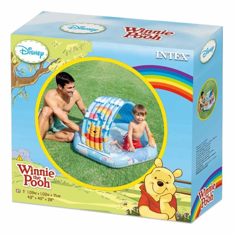 INTEX 58415 維尼熊遮陽戲水池 充氣 遊戲池 戲水池 沙池 海洋 球池